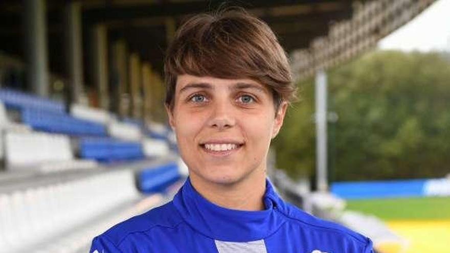 Miriam Ríos, jugadora del Deportivo Abanca.