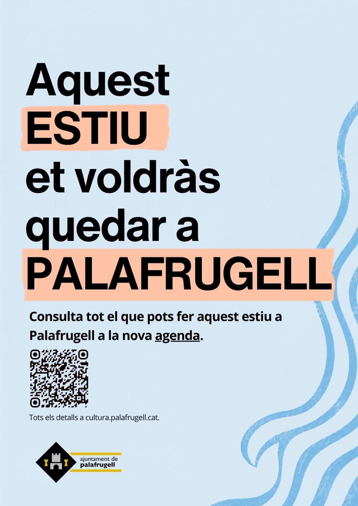 Cartell de l'estiu a Palafrugell