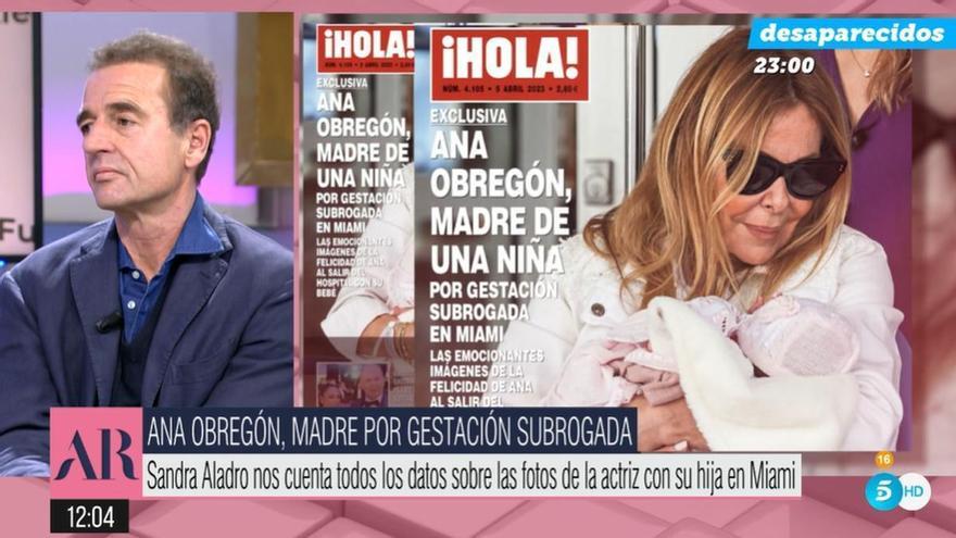 Alessandro Lequio reacciona a la maternidad de Ana Obregón: &quot;Yo lo sé todo&quot;