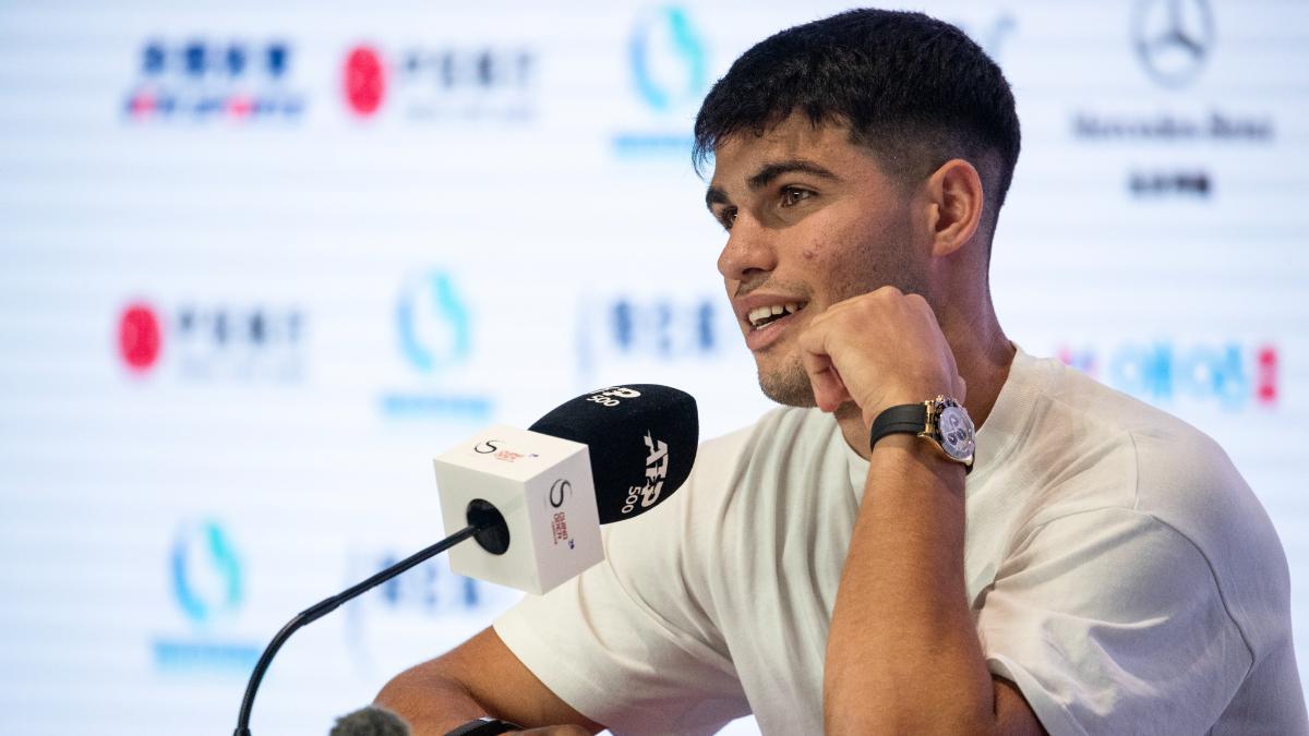 Alcaraz ya está en Pekín para afrontar la primera de sus citas en su tramo final de temporada