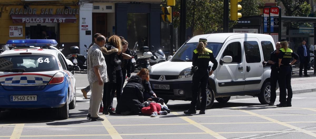 Atropello en Plaza San Miguel