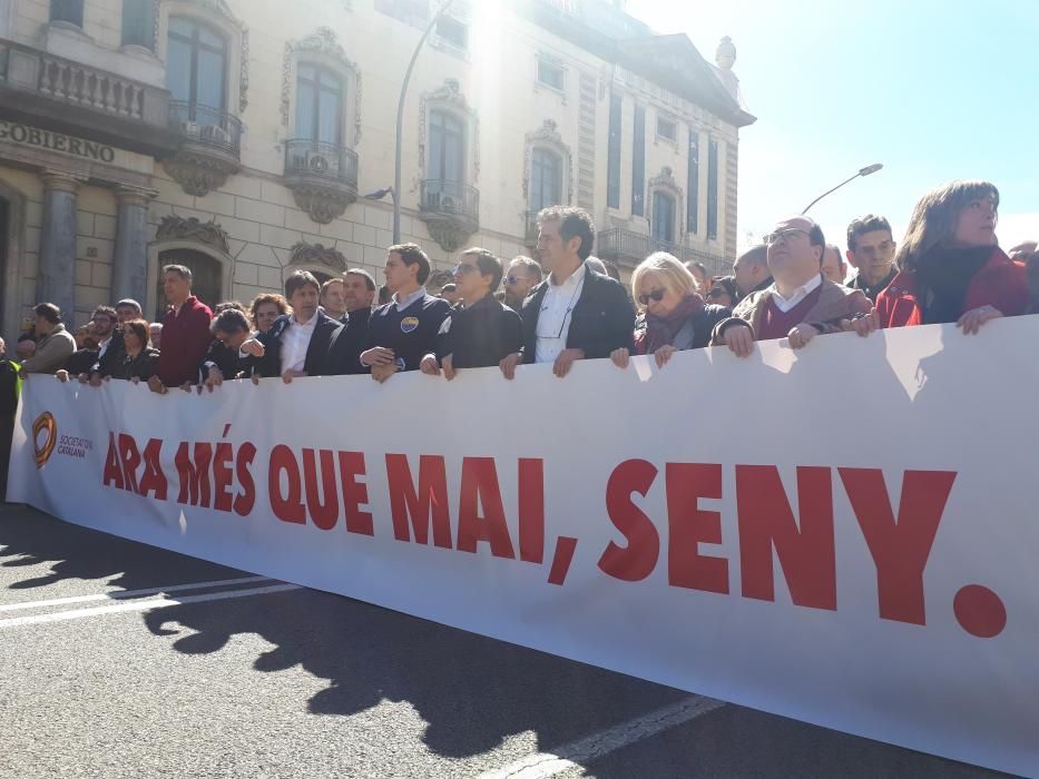 Manifestación de Sociedad Civil Catalana