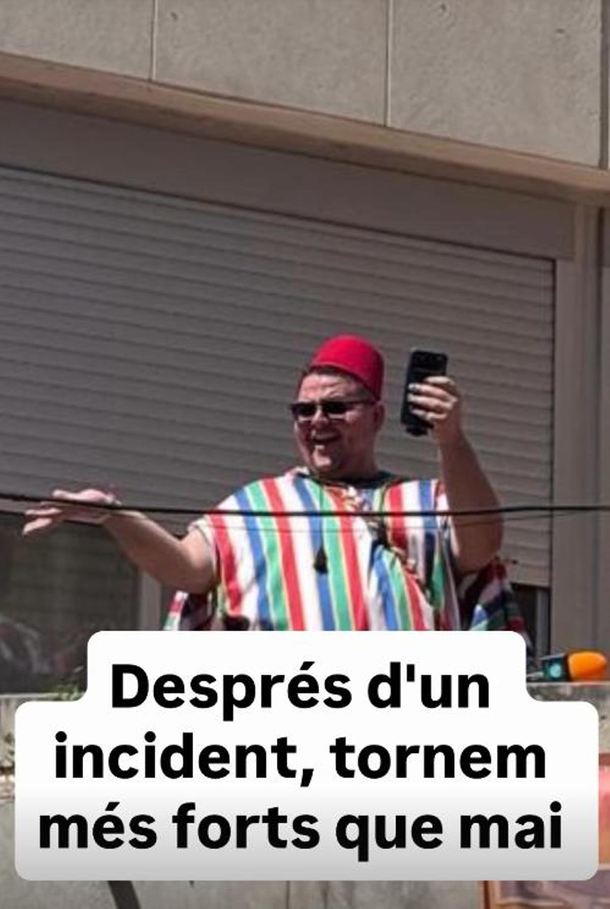 Historia compartida por el responsable del canal "Ontinyentins pel mon" después del accidente.
