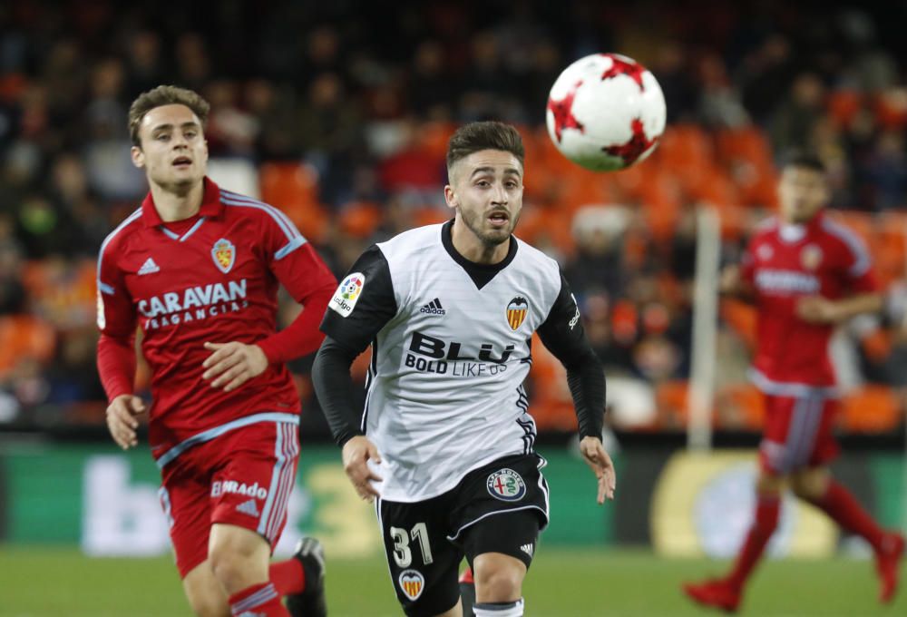 Valencia - Zaragoza, en imágenes