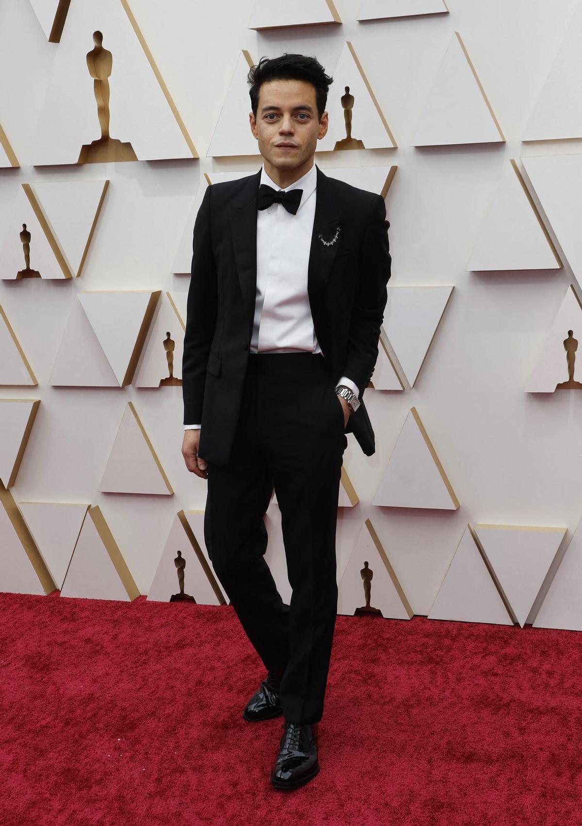 Rami Malek, en la alfombra roja de los Oscars 2022