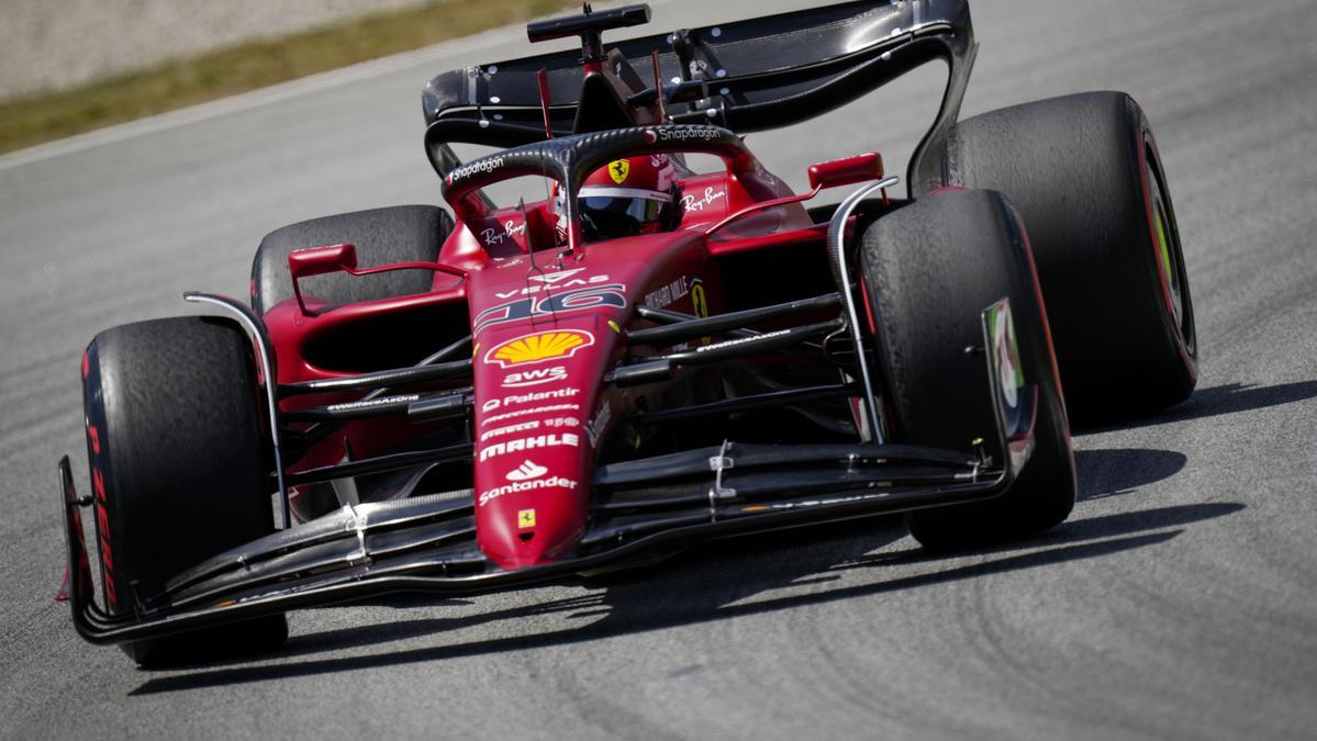 Charles Leclerc en el GP de España