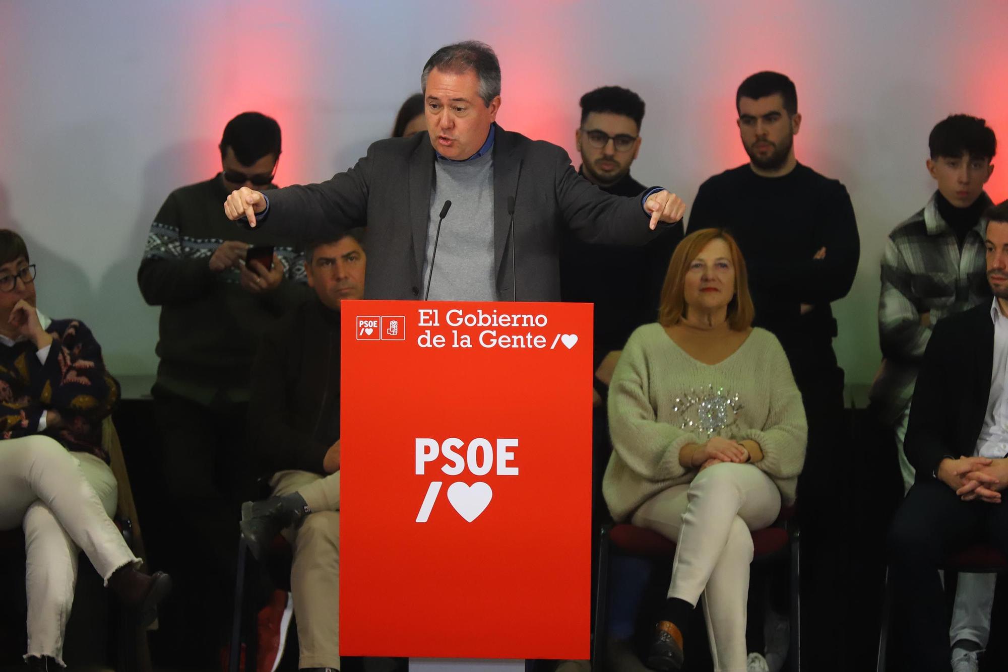 Presentación de Antonio Hurtado como candidato del PSOE a la alcaldía de Córdoba