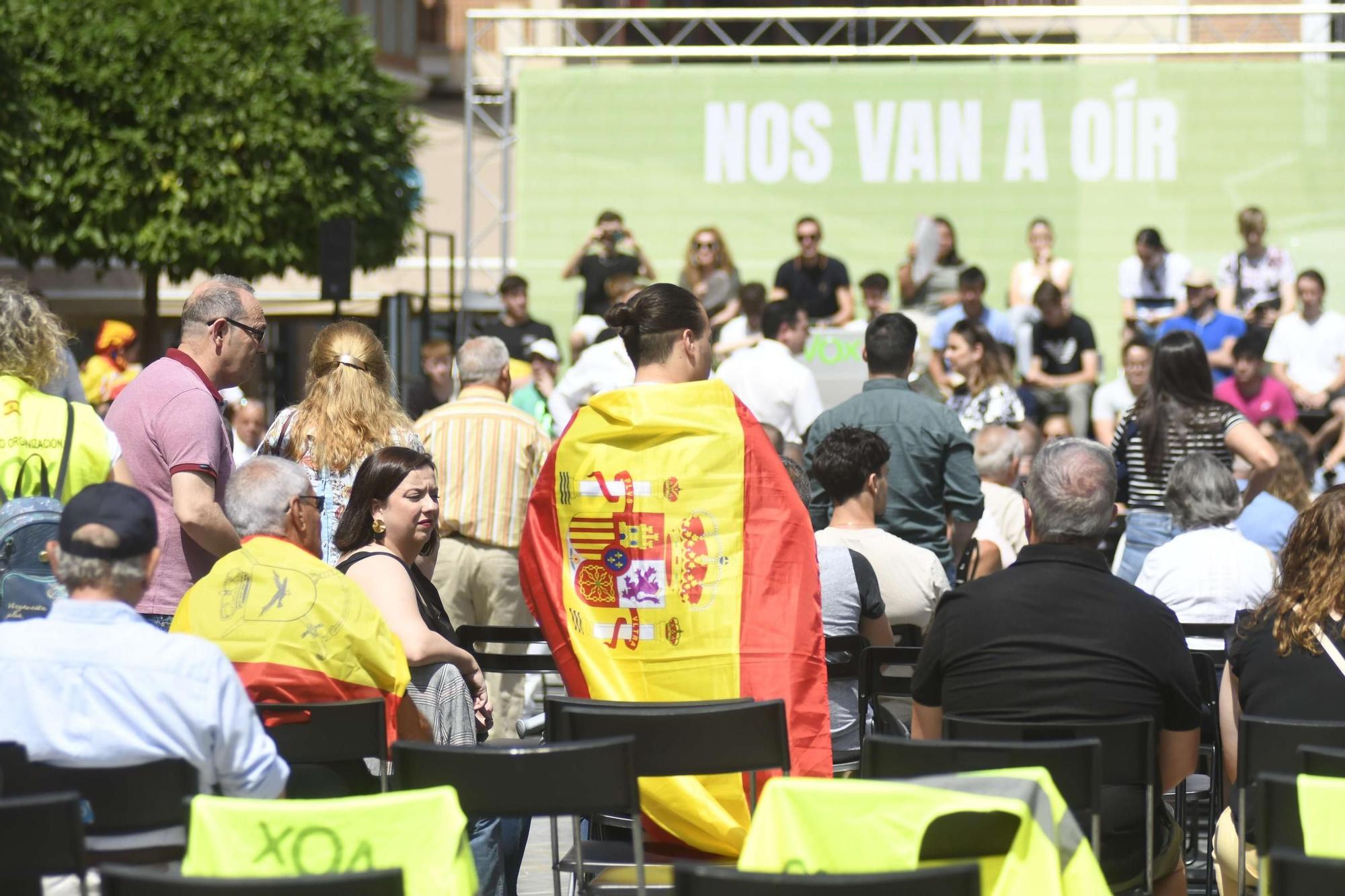 Acto de Santiago Abascal y Jorge Buxadé en Murcia