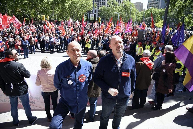 Fotod de la manifestación 1 de mayo- Día del trabajador