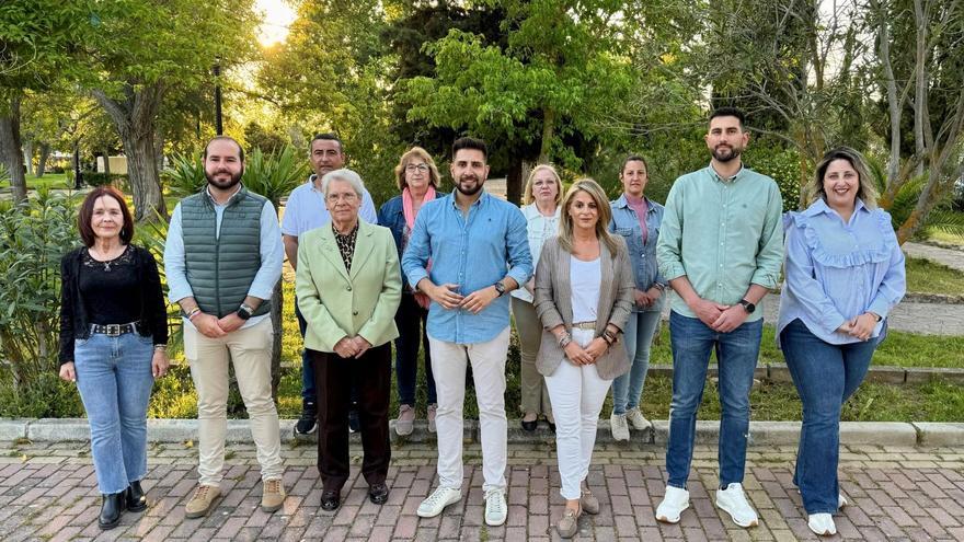 La nueva dirección del PSOE de Peñarrya-Pueblonuevo.
