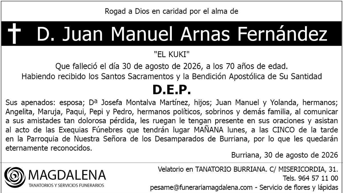 D. Juan Manuel Arnas Fernández