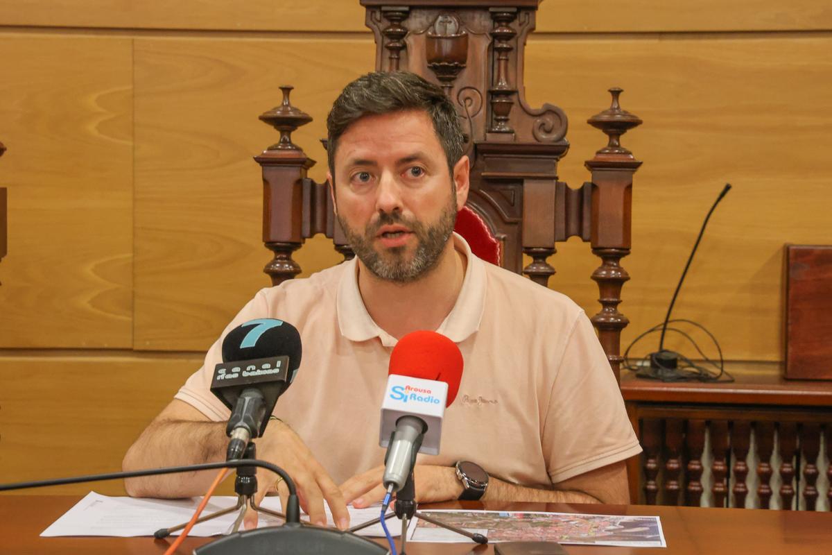 El alcalde de Cambados, Samuel Lago.