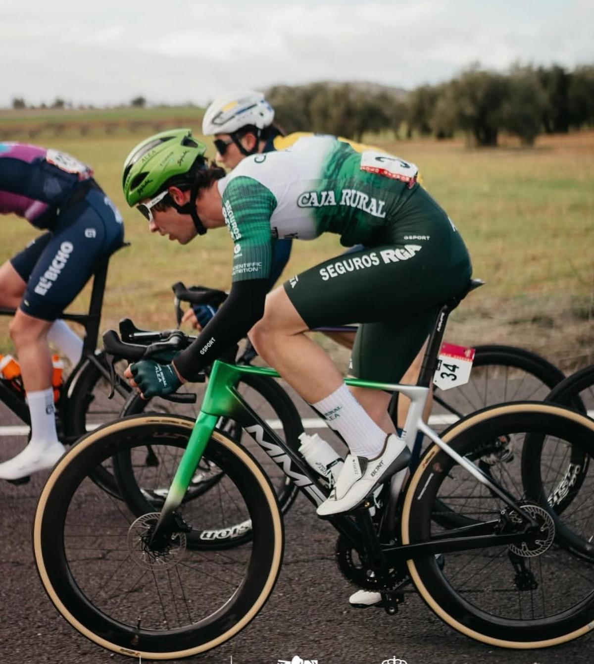 Estanislao Calabuig, en la carrera de la Copa de España Elite-Sub23.