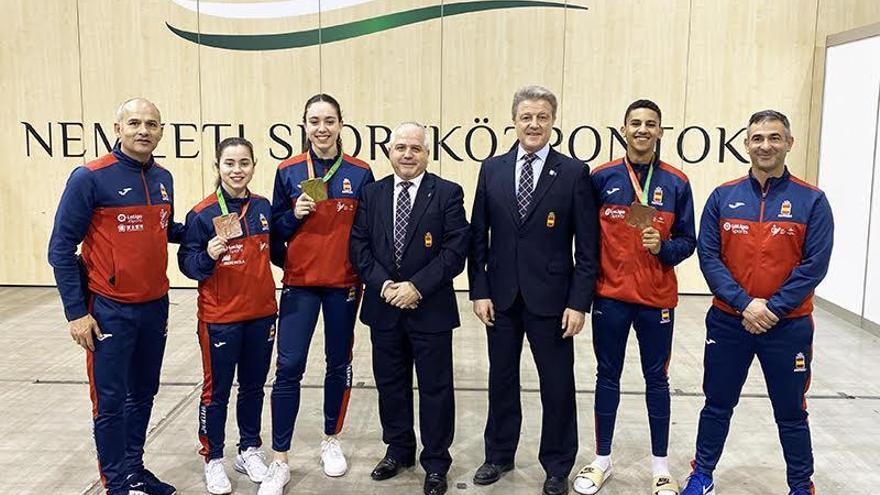 César Martínez contribuye al éxito de la selección nacional en Budapest