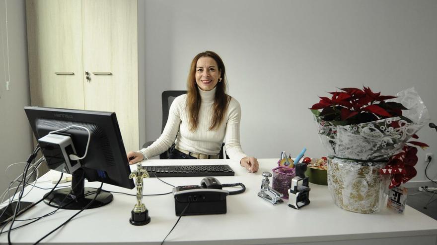 Chelo Rey, en su despacho en los nuevos juzgados. |  Bernabé/Javier Lalín