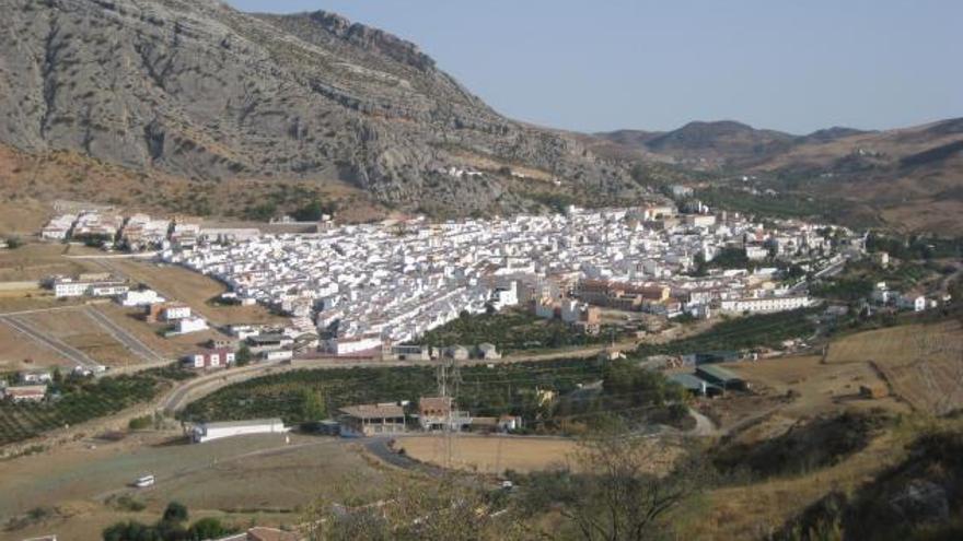 Vista superior de Valle de Abdalajís.