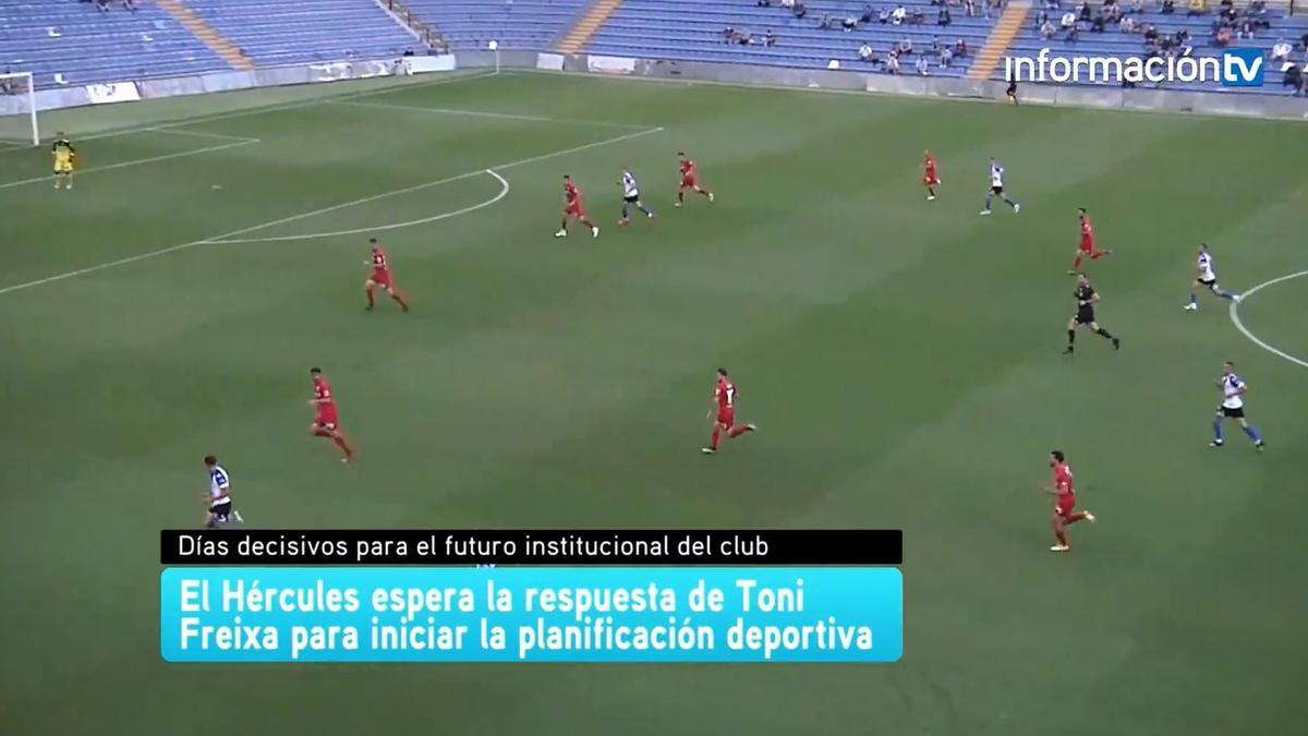 El Hércules espera la respuesta de Toni Freixa para iniciar la planificación deportiva