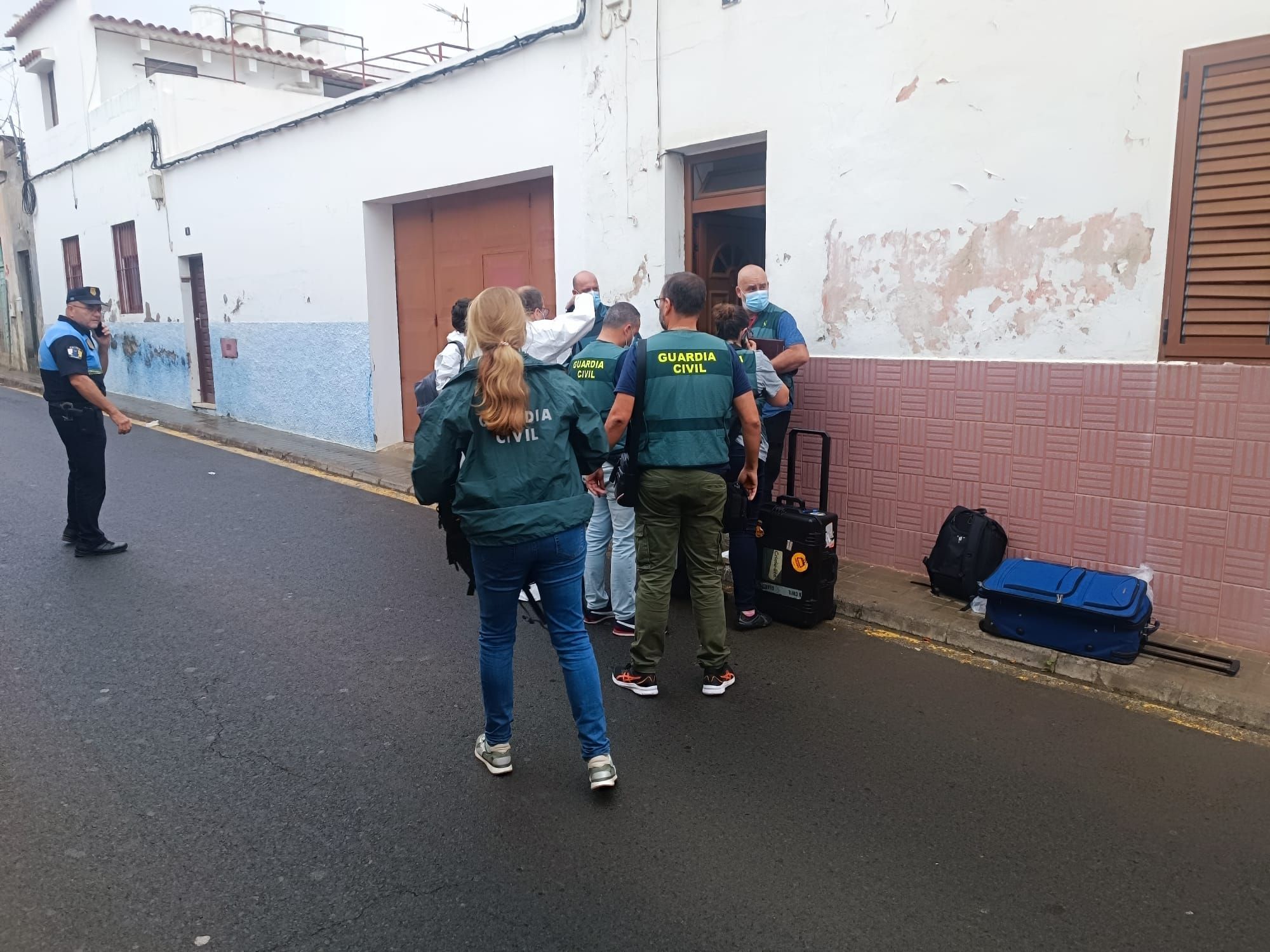 Asesinato de un hombre en la calle delgado en Gáldar