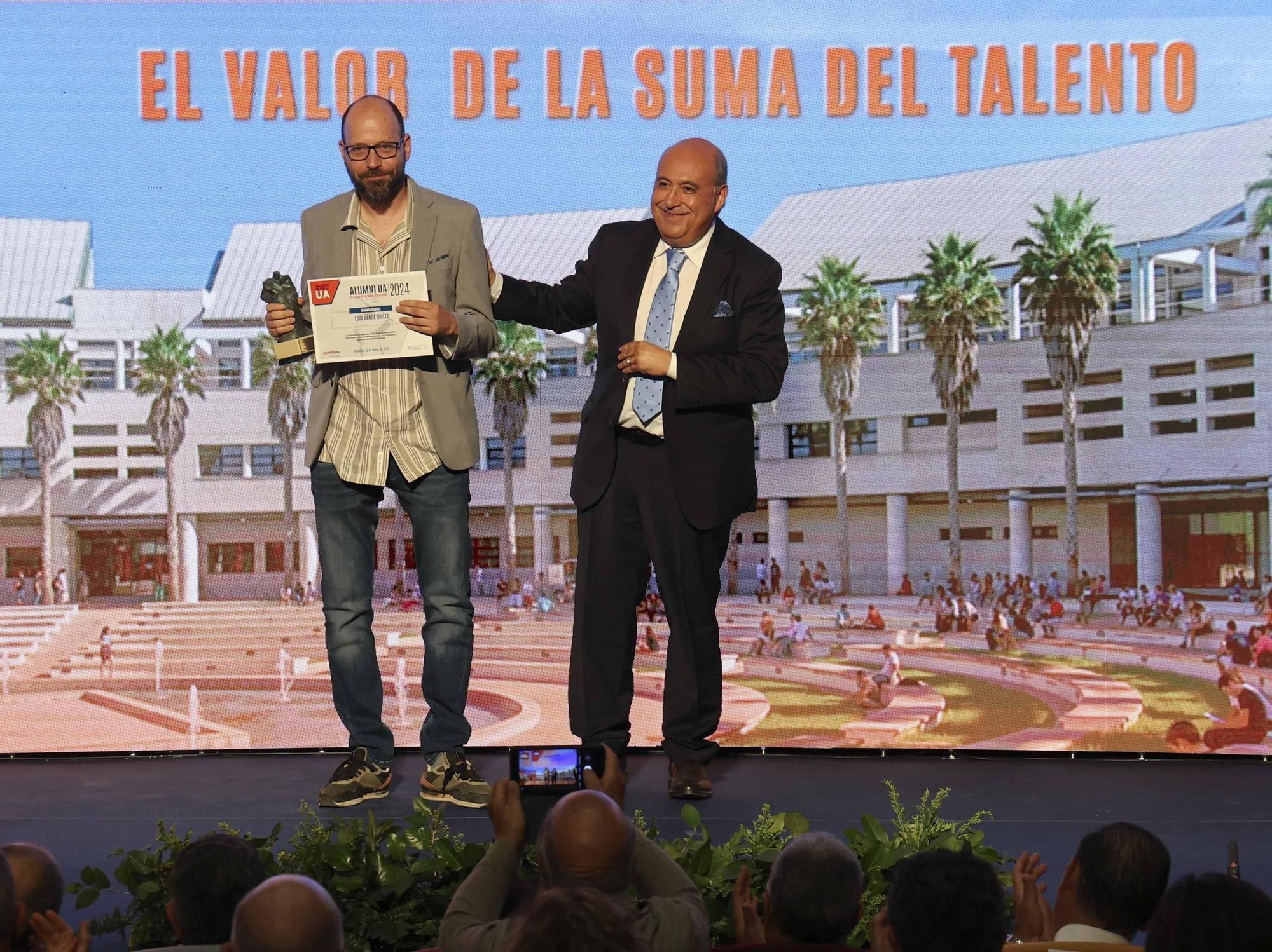 La Universidad de Alicante distingue a antiguos alumnos convertidos en referentes en la III Gala Alumni “Talento Global UA”