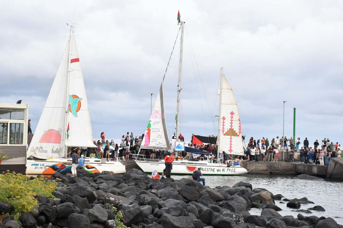 La Flotilla de Gaza, a prop  de zona de risc:  "Si ens ataquen, pararem"