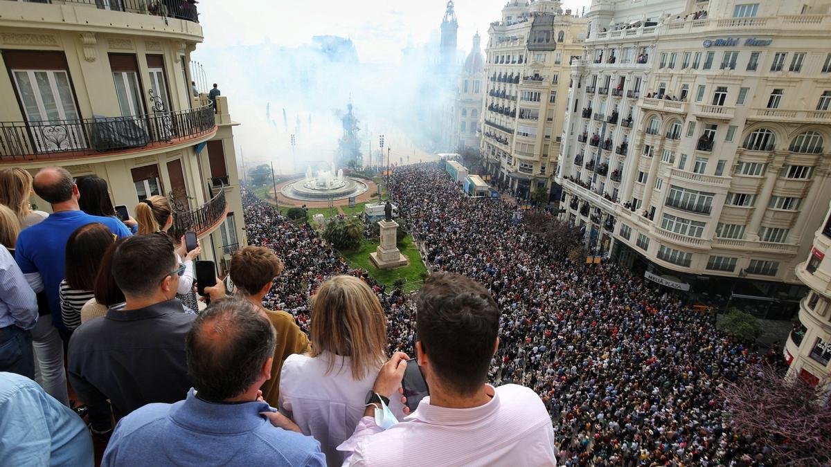 Ver la mascletà de hoy en directo, martes 15 de marzo.