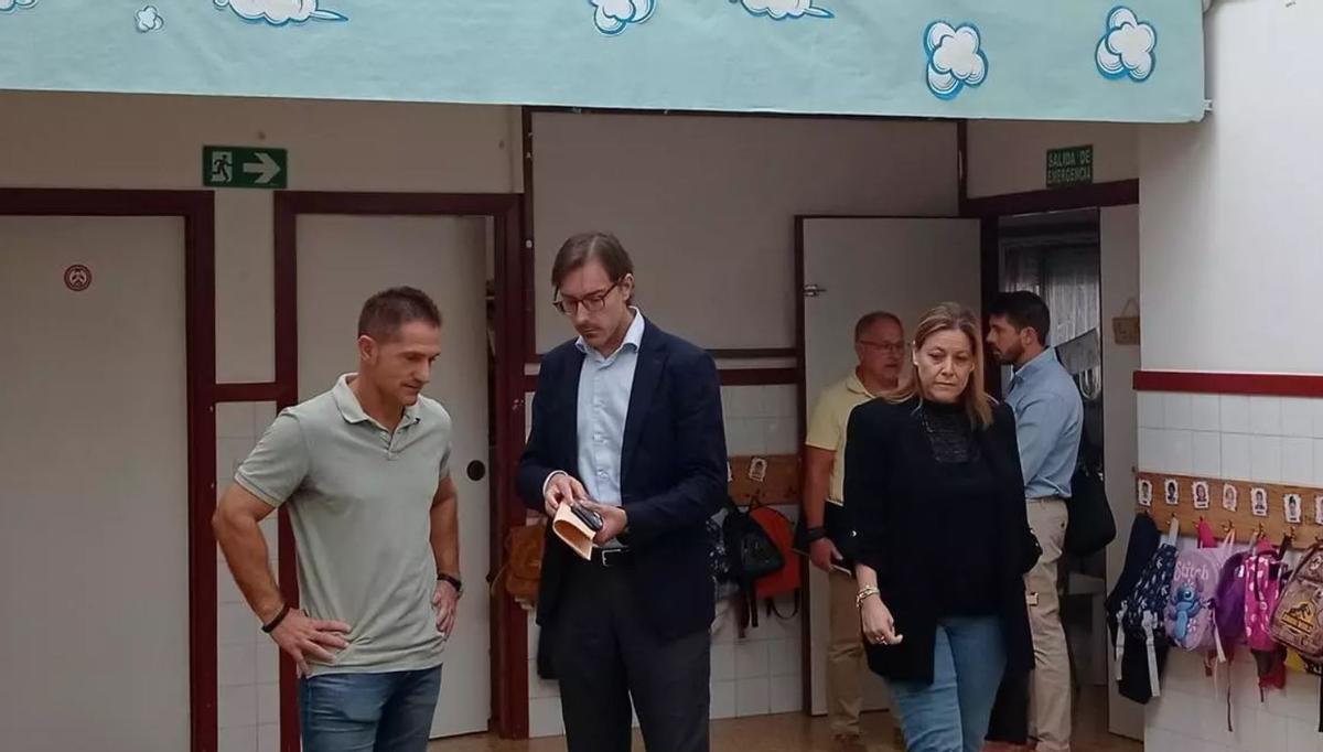 Larena visitó el centro de Manises en octubre.