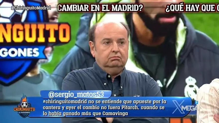 Juanma Rodríguez en El Chiringuito: "El problema del Real Madrid es un problema de calidad"