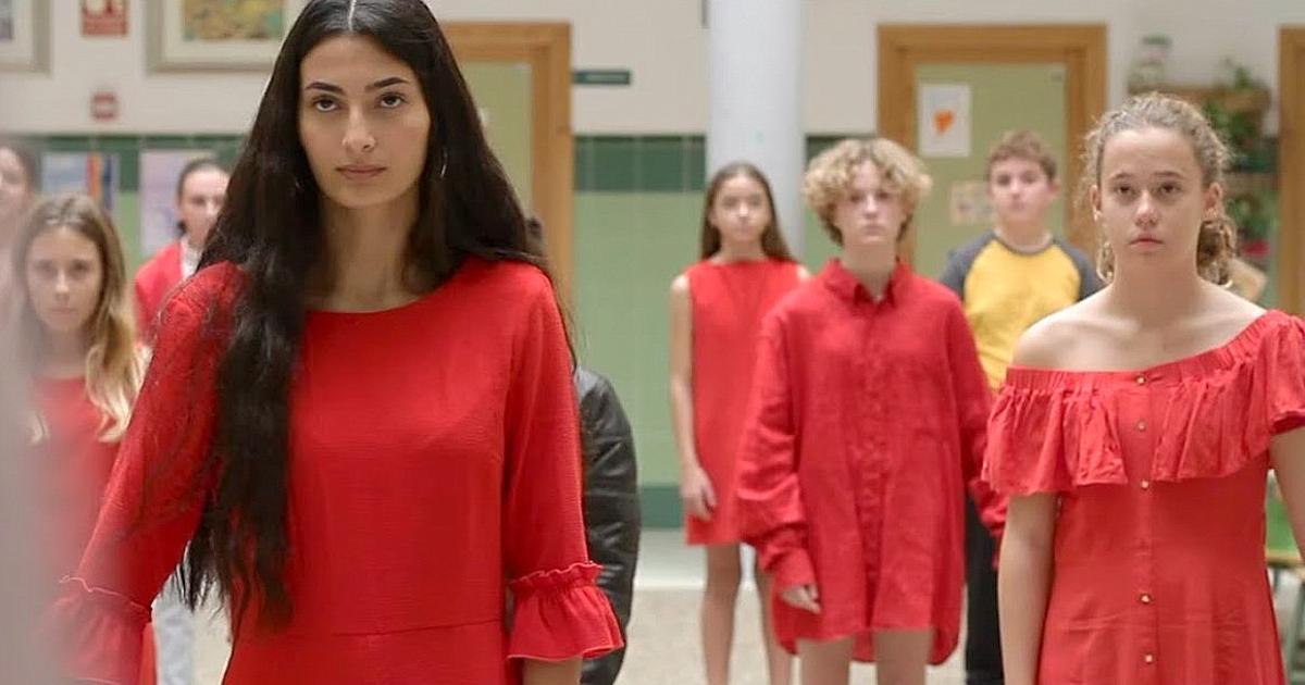 Fotograma de uno de los vídeos del IES Alfaguar para concienciar sobre la violencia de género.