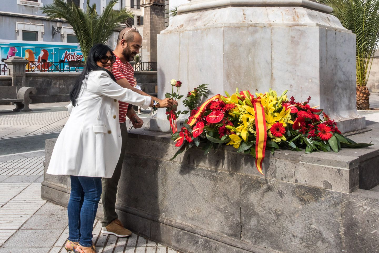 Ofrenda floral a Cristóbal Colón 2021