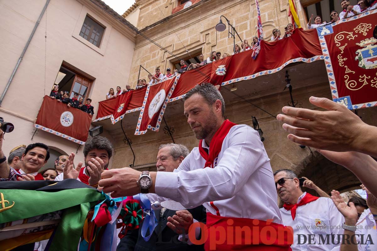 Moros y Cristianos en la mañana del día dos en Caravaca