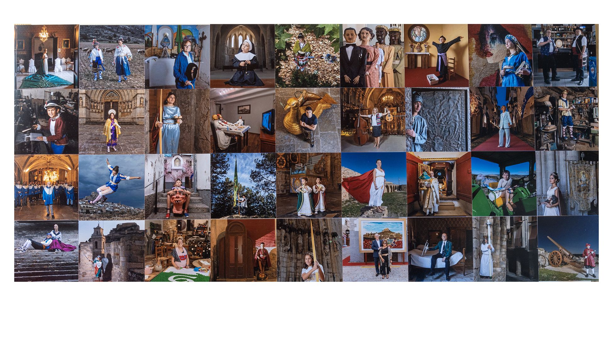 Algunas de las fotos que contiene el libro que rinde homenaje al Sexenni de forma solidaria