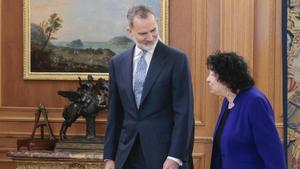 El Rey Felipe VI y la jueza del Tribunal Supremo de Estados Unidos Sonia Sotomayor.