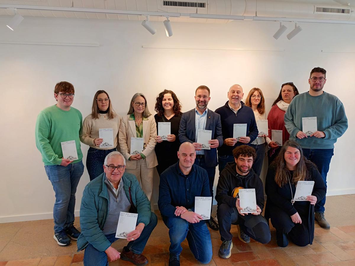 La presentació de l'edició d'aquest any del projecte Escenaris a Can Trinxeria, a Cassà de la Selva.