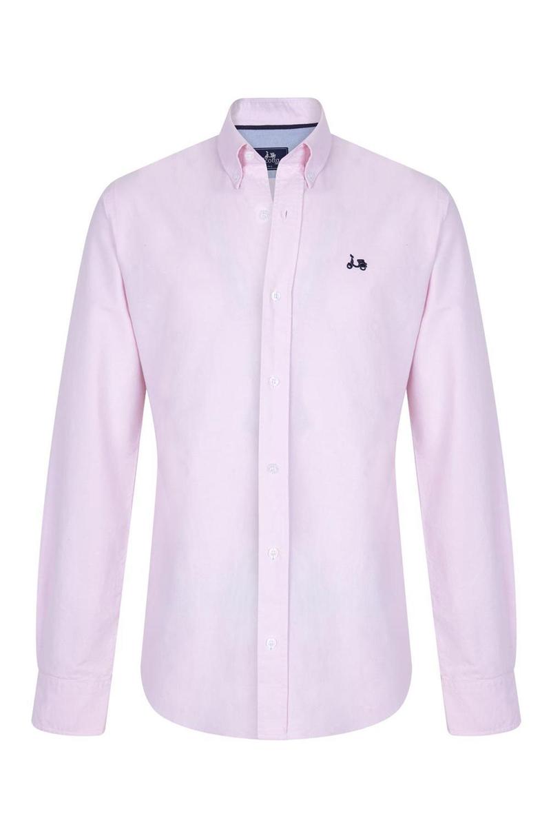 Camisa rosa slim fit de Scotta 1985. (Precio: 65 euros)