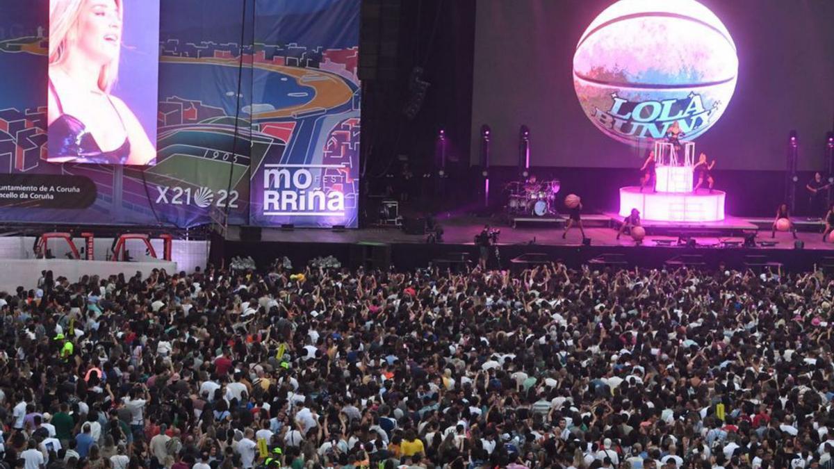 Riazor, templo musical para las ganas de fiesta