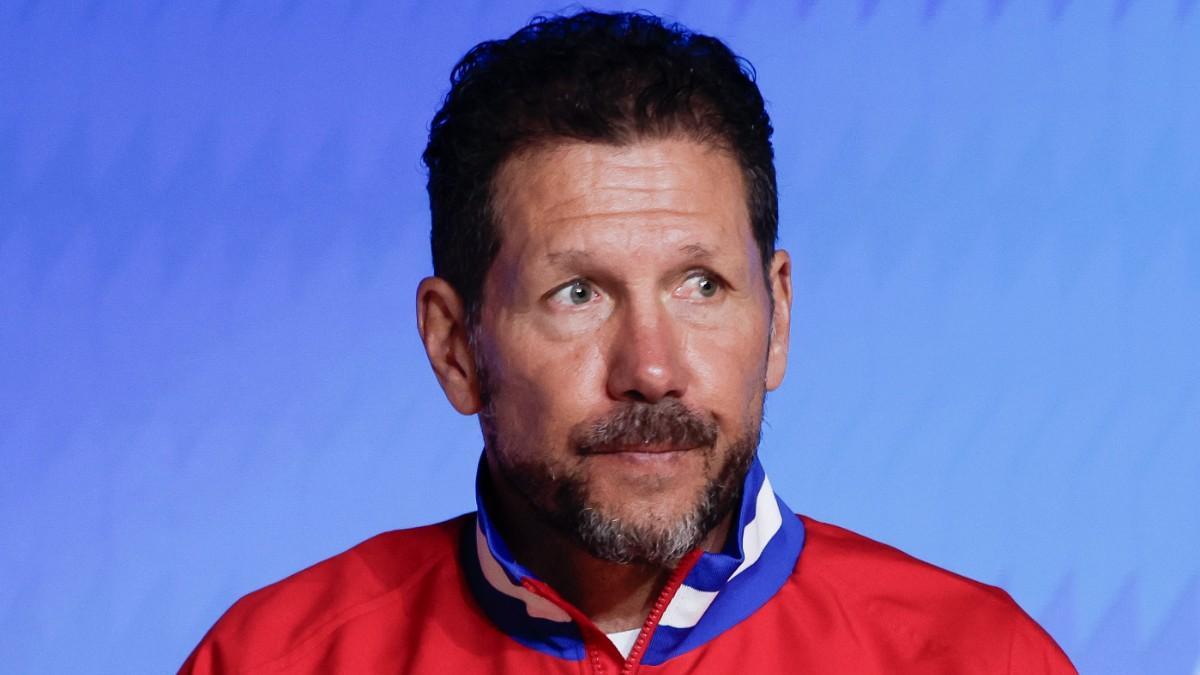 Simeone, entrenador del Atlético de Madrid