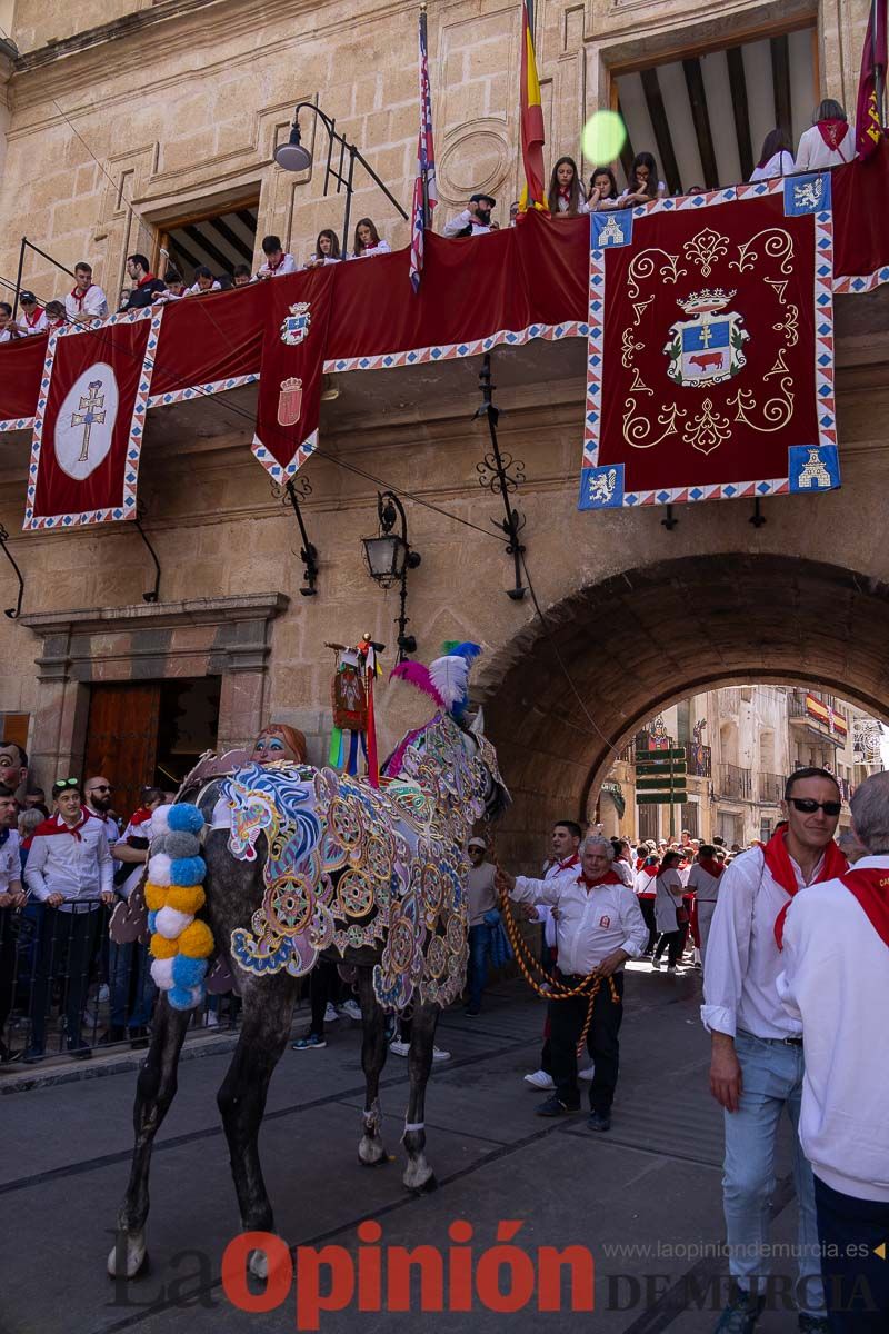 Recorrido Caballos del Vino día dos de mayo en Caravaca