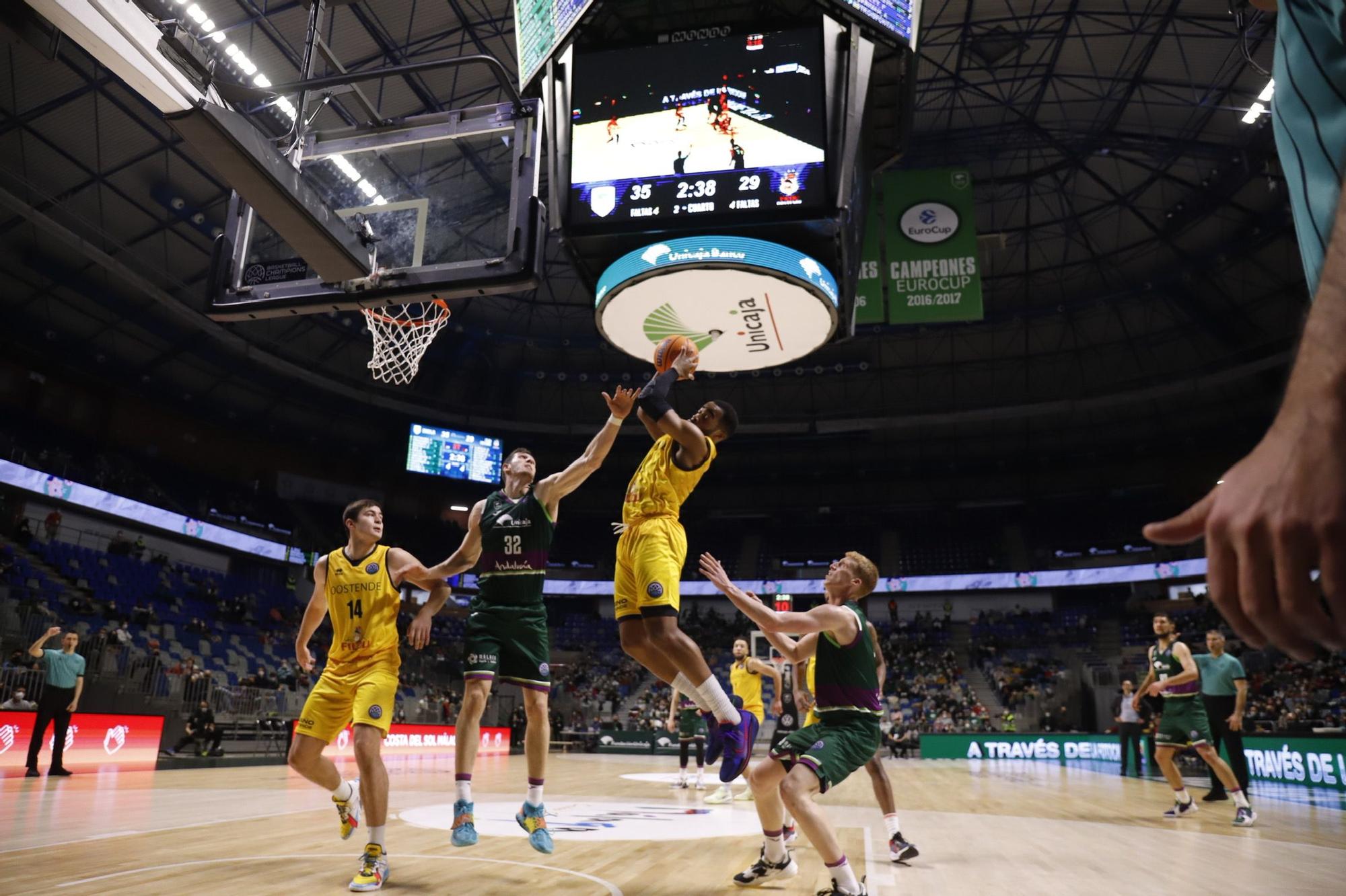 Las imágenes del Unicaja - Filou Oostende de la BCL