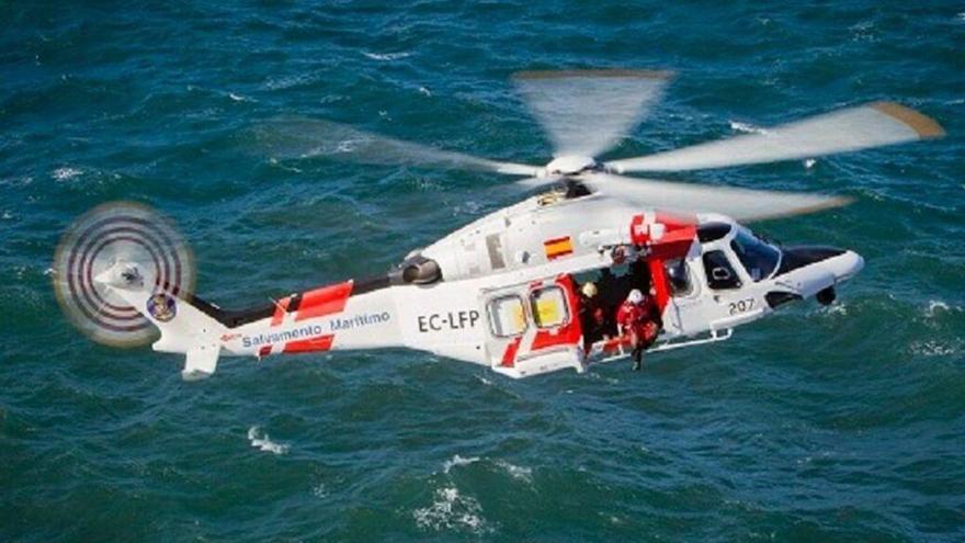 Imagen de archivo de un Helimer 207 como el que participa en la búsqueda.