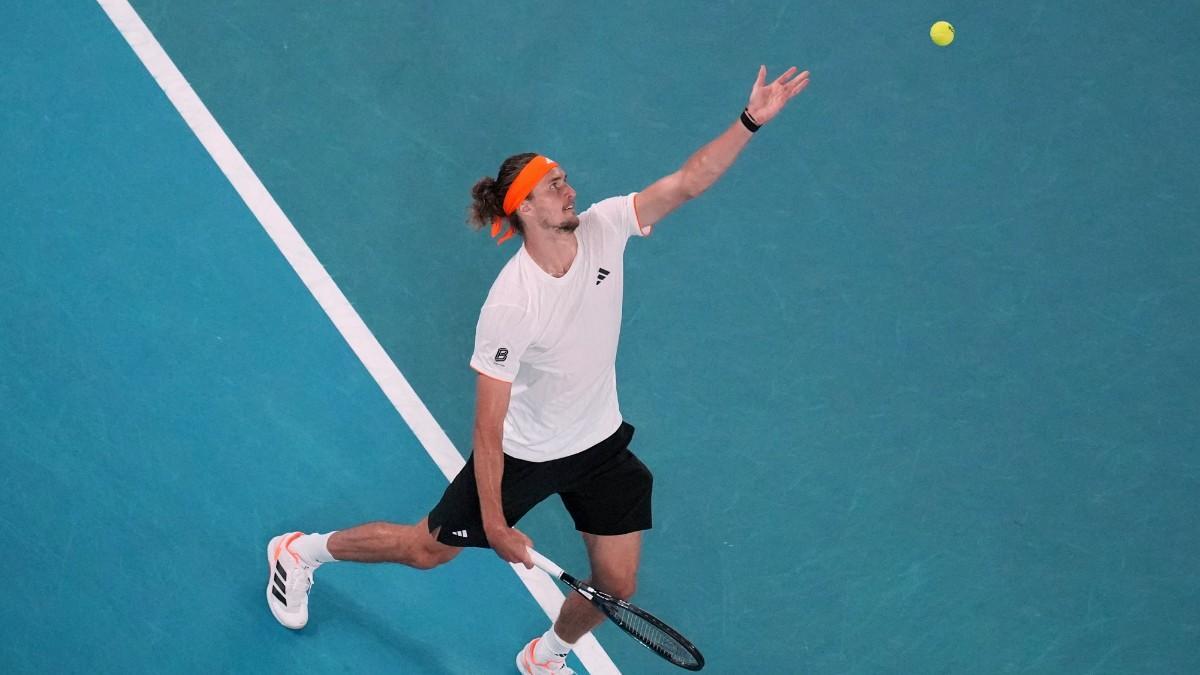 Alexander Zverev metió 24 'aces' en el partido