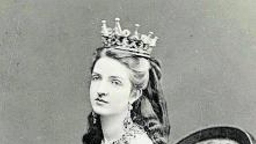 La reina Margarita en 1870, antes de descubrir la pizza. 
