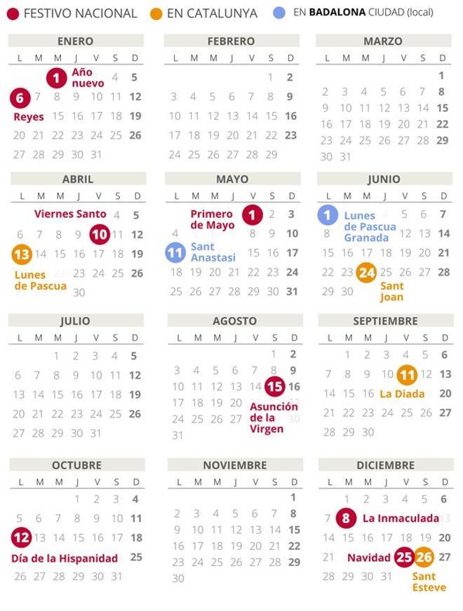 calendario-laboral-2020-badalona