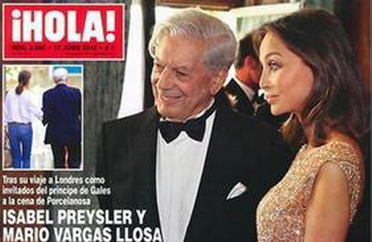 La revista ’¡Hola!’ ha publicat l’exclusiva sobre la nova relació entre Vargas Llosa i Isabel Preysler.