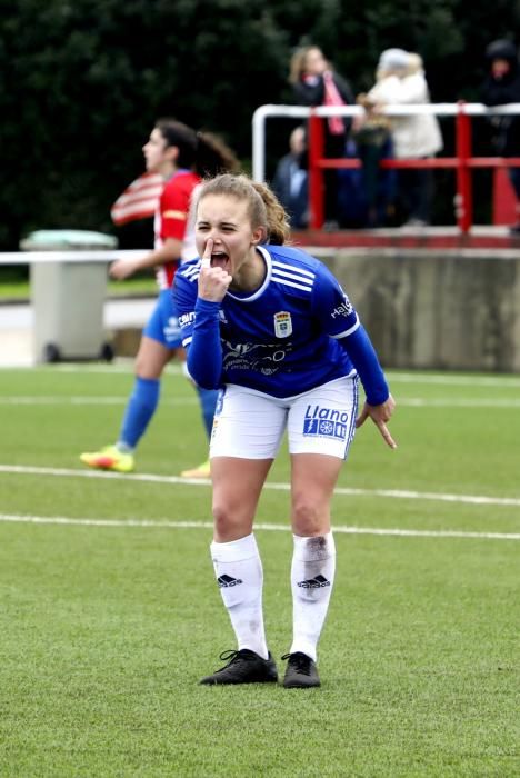 El derbi femenino entre el Sporting y el Oviedo