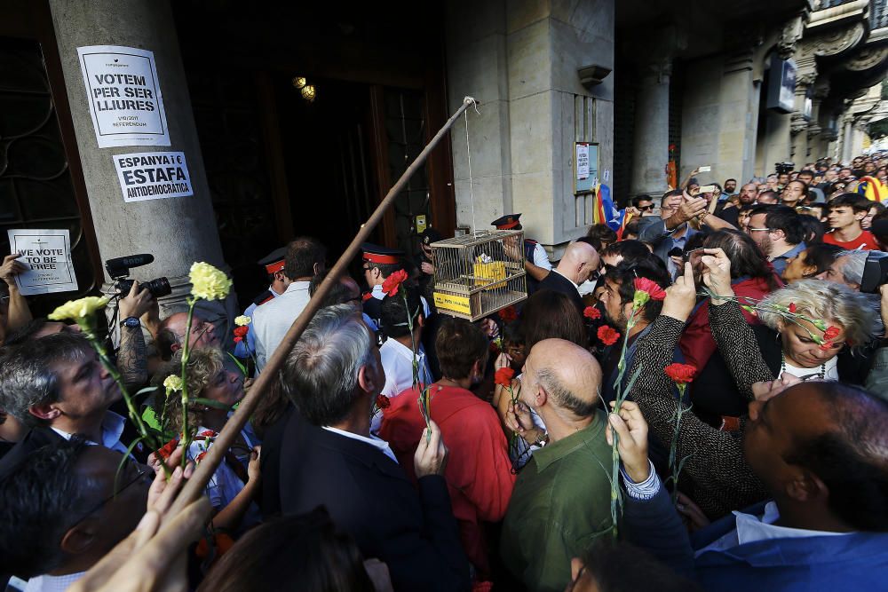 Protestas por las detenciones en Barcelona