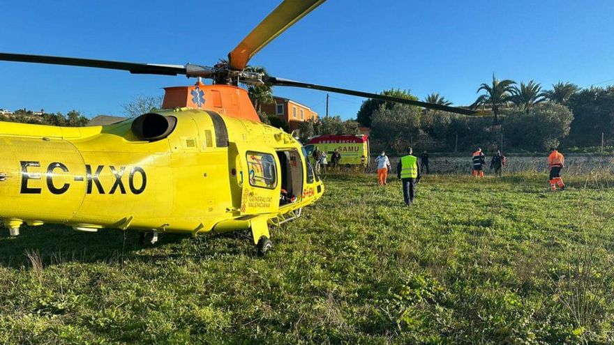 Una mujer sufre quemaduras graves al incendiarse su casa en Moncofa