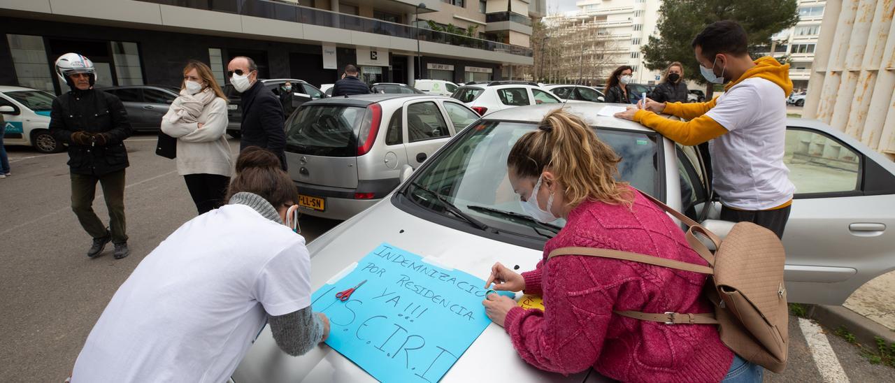 Protesta de los sanitarios en Ibiza. Vicent Marí