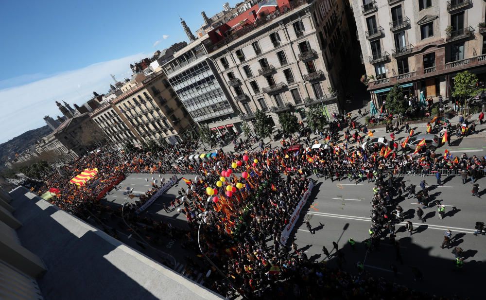 Manifestación de Sociedad Civil Catalana