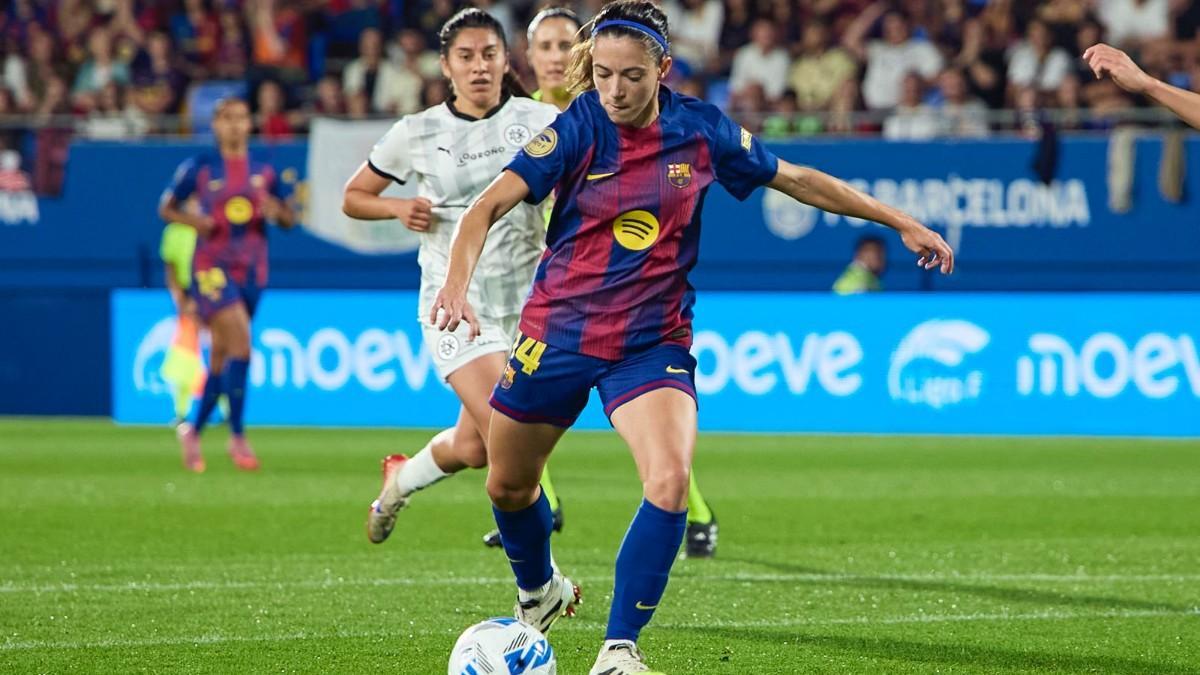Aitana anota aquí el segundo gol
