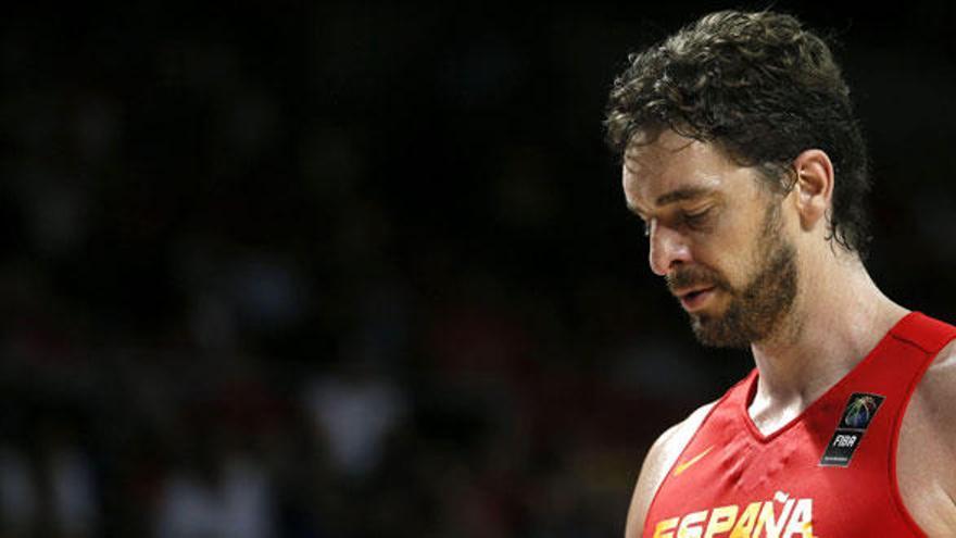 Gasol en el Mundial de baloncesto.